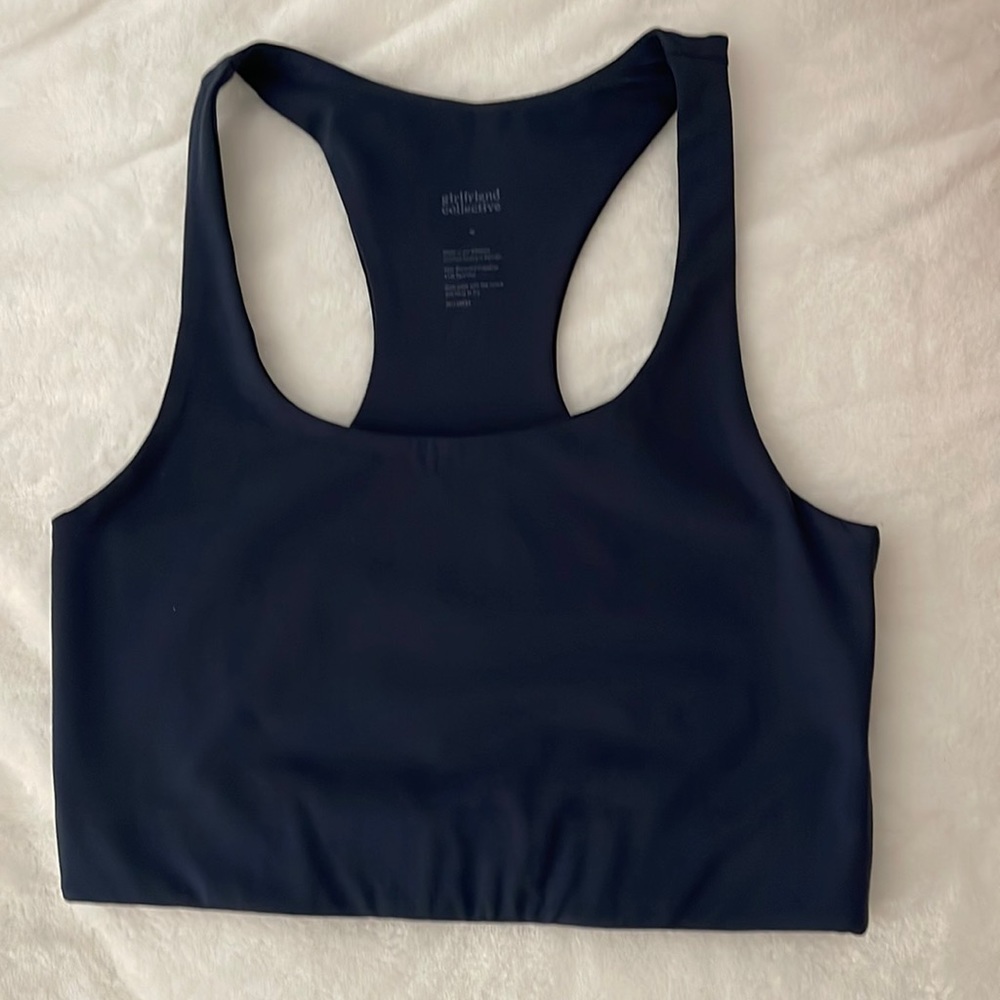 Navy Girlfriend Collective Paloma Sports Bra